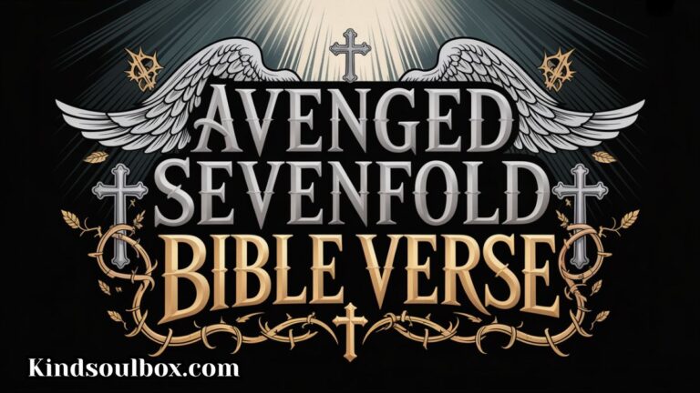 AVENGED SEVENFOLD BIBLE VERSE