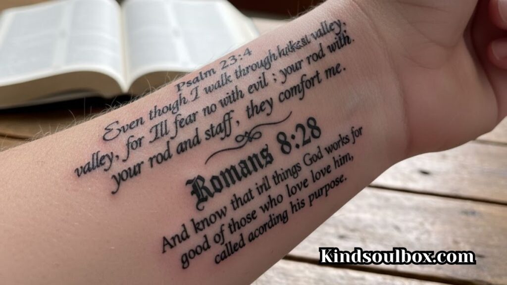 Bible Verse Tattoos on Wrist


