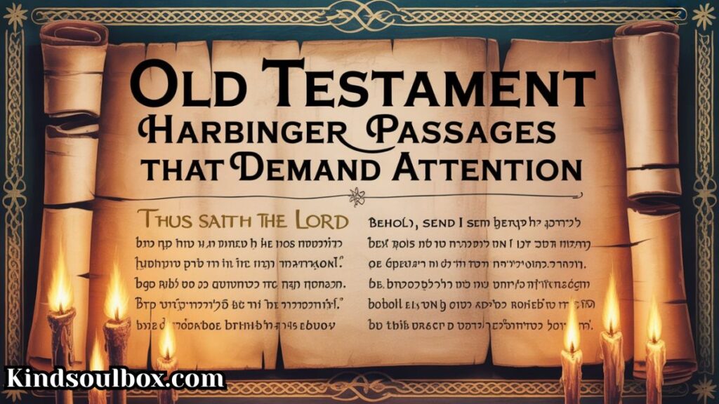 Harbinger Bible Verse