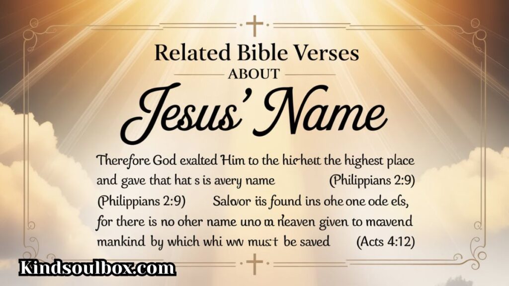 What a Beautiful Name Bible Verse

