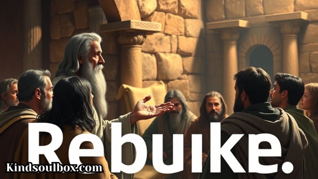 Understanding the Power of Rebuke in the Bible:

