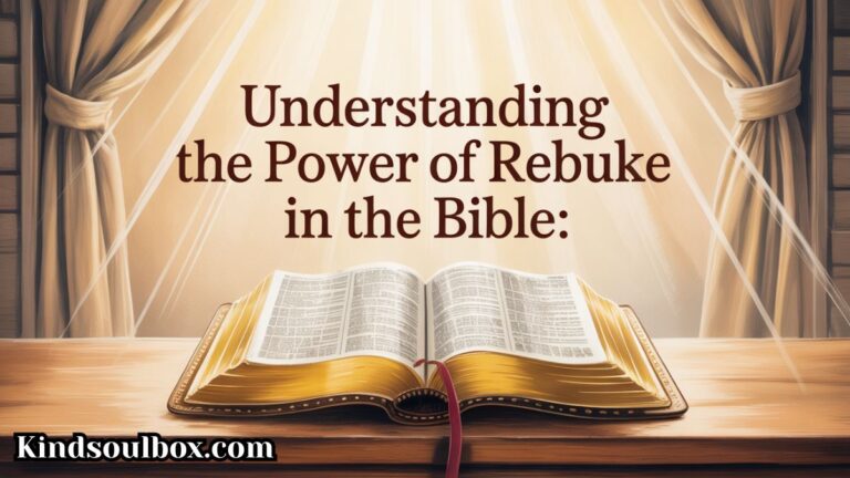 Understanding the Power of Rebuke in the Bible: