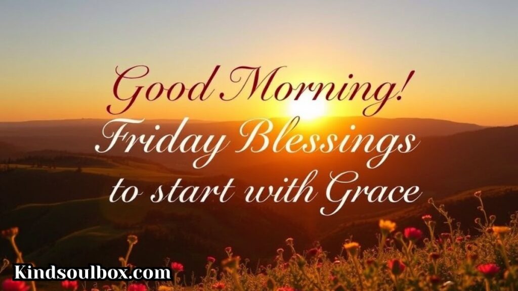 154+ Good Morning Friday Blessings Images, Quotes & Prayers for a Peaceful Start