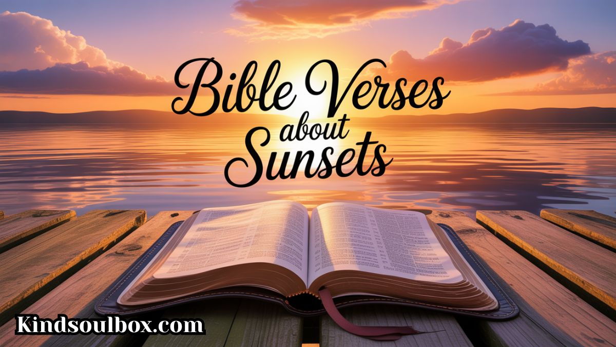 Bible Verses About Sunsets