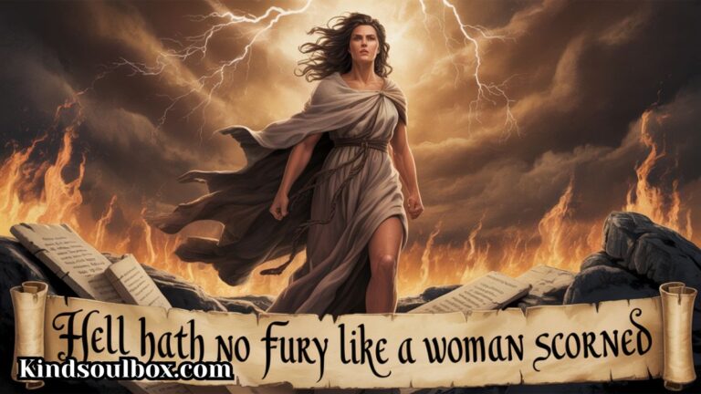Hell Hath No Fury Like a Woman Scorned Bible Verse