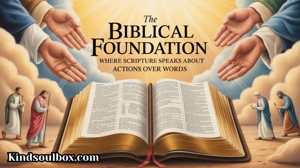 Actions Speak Louder Than Words Bible Verse

