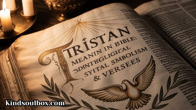 Tristan Meaning in Bible: Spiritual Symbolism & Verses