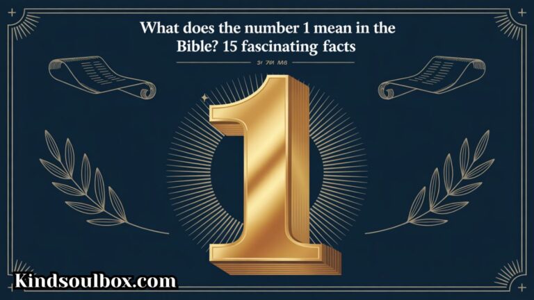 What Does the Number 1 Mean in the Bible? 15 Fascinating Facts