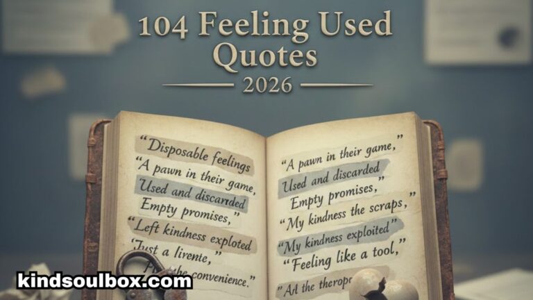 104 Feeling Used Quotes 2026