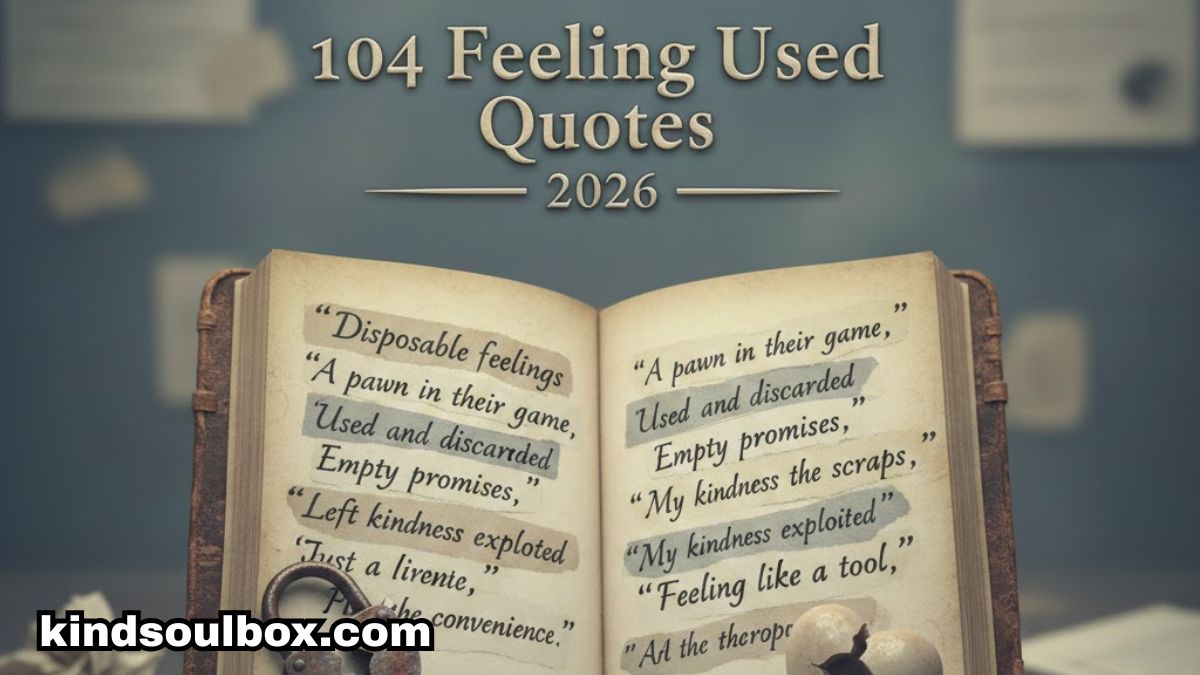 104 Feeling Used Quotes 2026