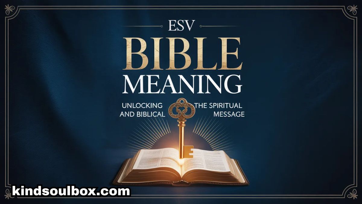 ESV Bible Meaning: Unlocking the Spiritual and Biblical Message