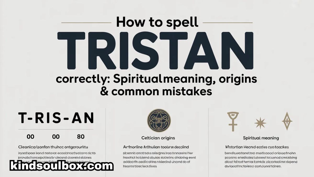 How to Spell Tristan Correctly: Spiritual Meaning, Origins & Common Mistakes