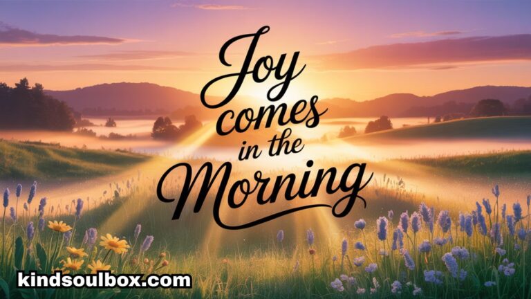 The Bible Verse That Says Joy Comes in the Morning