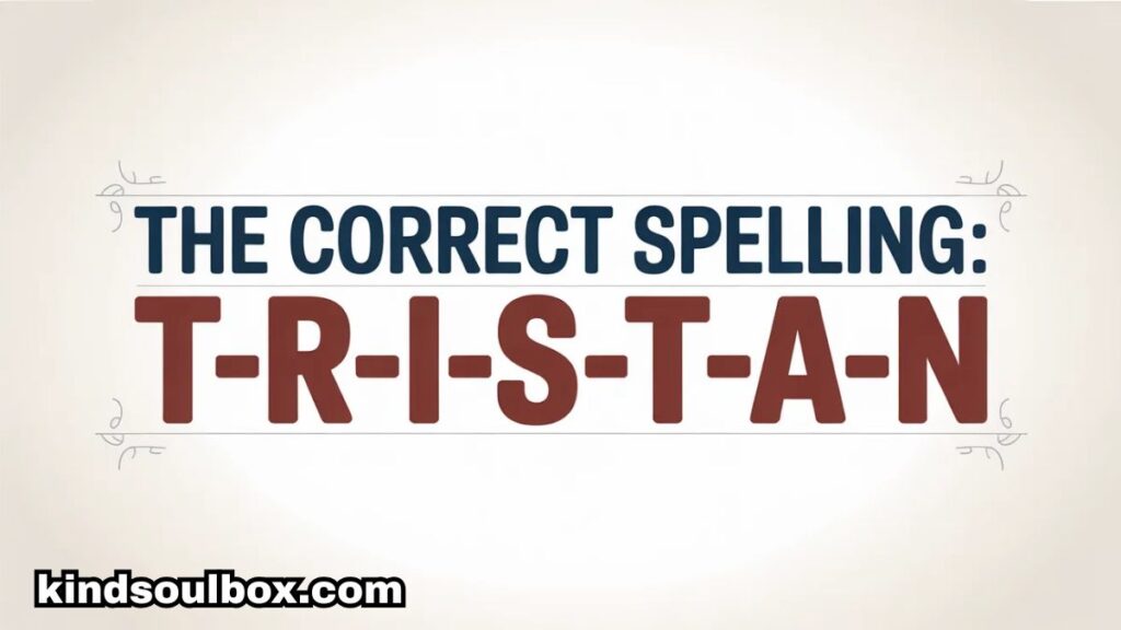 How to Spell Tristan Correctly: Spiritual Meaning, Origins & Common Mistakes

