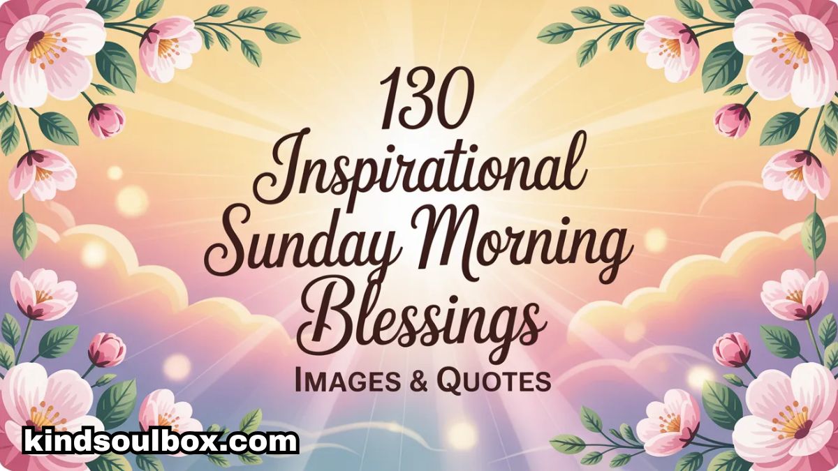 130 Inspirational Sunday Morning Blessings Images & Quotes