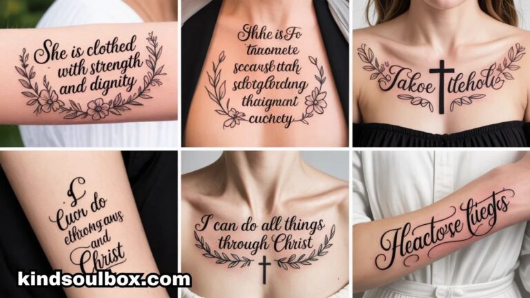 19+ Inspiring Bible Verse Tattoos For Women