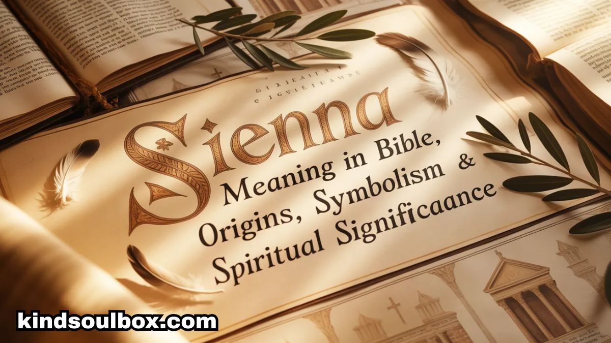 Sienna Name Meaning in Bible: Origins, Symbolism & Spiritual Significance