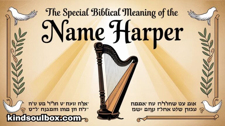 The Special Biblical Meaning of the Name HARPER