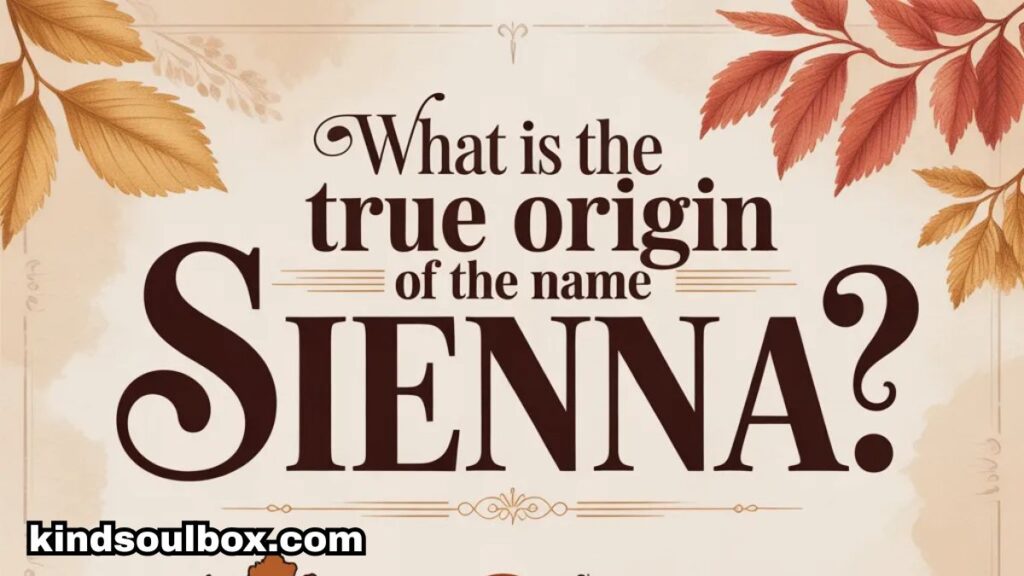 Sienna Name Meaning in Bible: Origins, Symbolism & Spiritual Significance