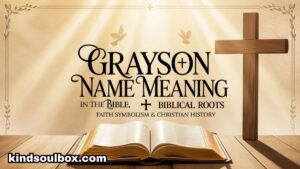 Grayson Name Meaning in the Bible: Biblical Roots, Faith Symbolism & Christian History