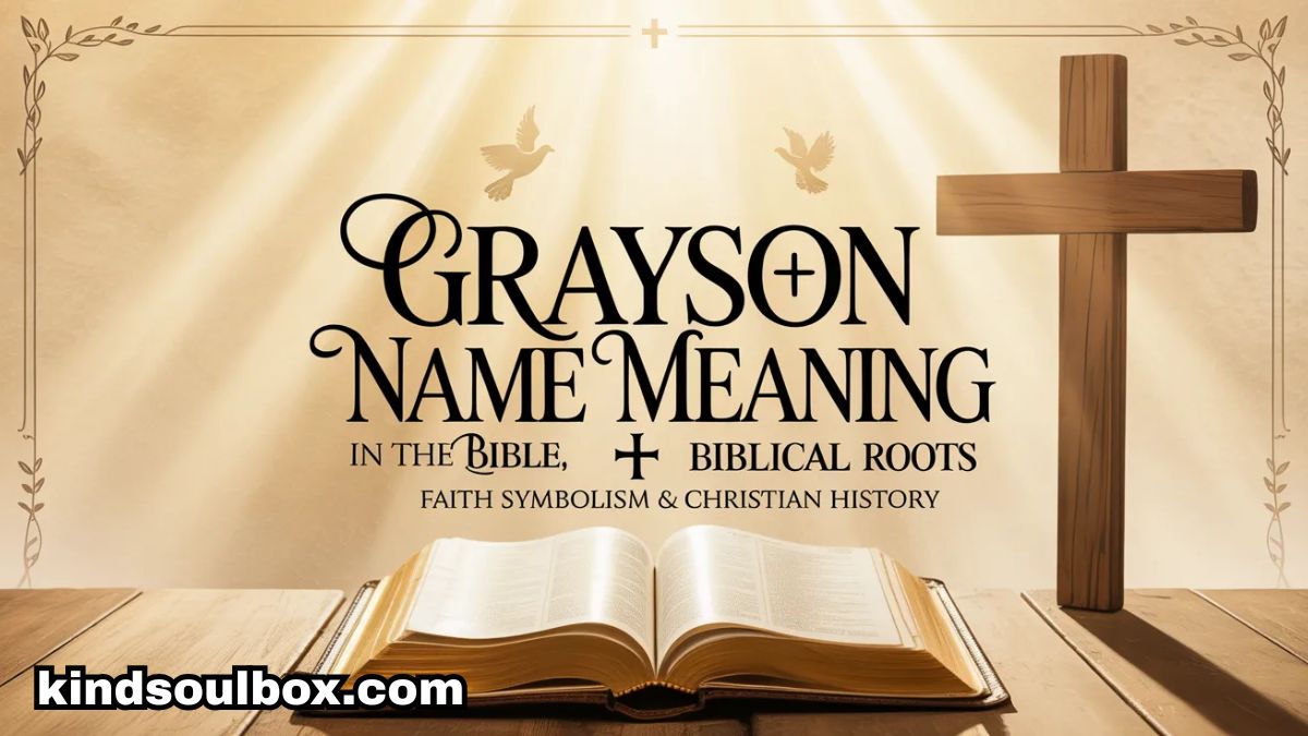 Grayson Name Meaning in the Bible: Biblical Roots, Faith Symbolism & Christian History