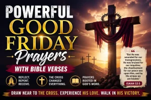 Good Friday Prayers with Bible Verses