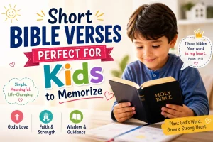Short Bible Verses Perfect for Kids to Memorize